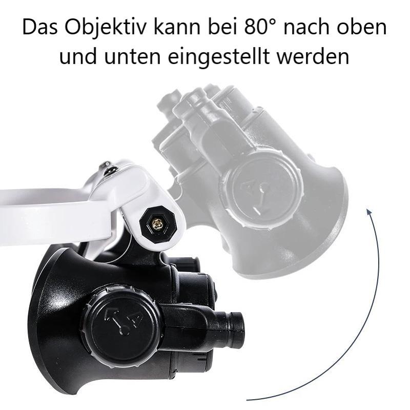 Leichte LED Lupe Brille, ideal für Lesearbeiten, Basteln und Reparaturen mit verbesserter Sicht.