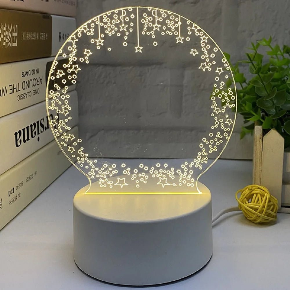 Moderne LED Notiztafel als Dekolicht: Eine USB-Lampe für persönliche Botschaften & Zitate, verschönert jeden Raum.