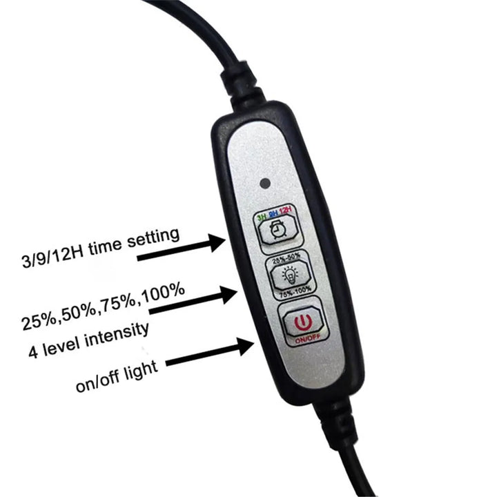 USB LED Pflanzenlampe Vollspektrum für effektive Pflanzenpflege. Ideal für Wachstum von Zimmerpflanzen & Terrarien.