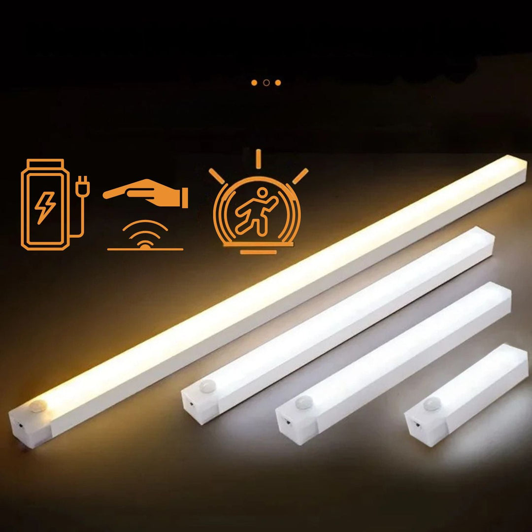 LED Sensorlicht mit Bewegungsmelder, magnetisch, kabellos, ideal für Zuhausebeleuchtung.