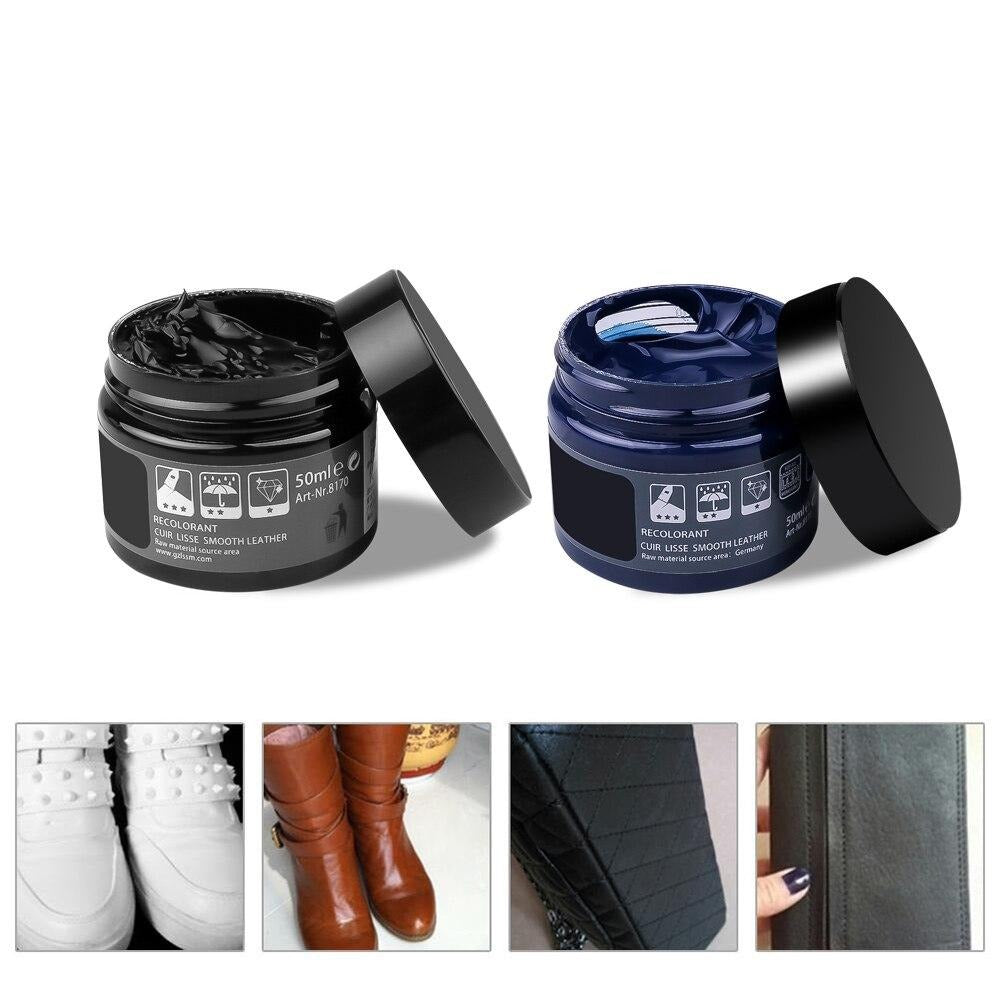 Leder-Restaurationsbalsam Tiegel: hochwertige Lederpflege, Lederreparatur & Farbauffrischung für Accessoires.