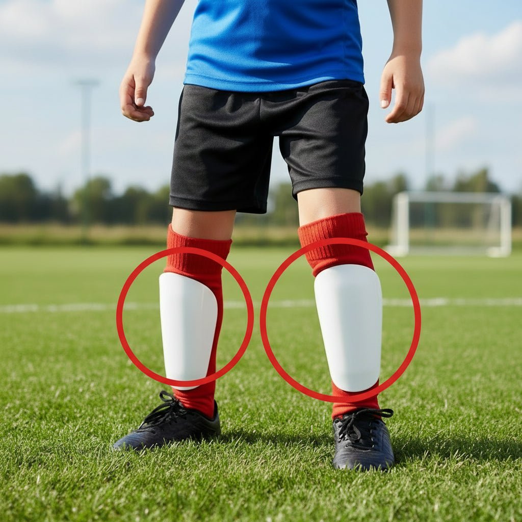 Bleib geschützt mit diesen leichten, stoßdämpfenden Fußball Schienbeinschonern für dein bestes Spiel.