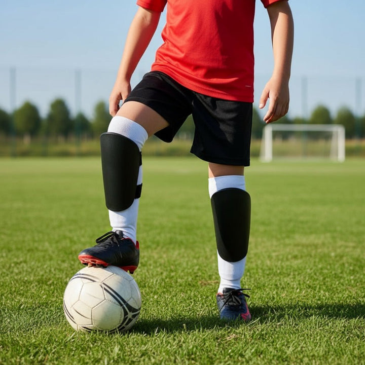 Schienbeinschoner Fußball: leicht, stoßdämpfend & bequem. Perfekter Schutz für dein Fußballspiel.