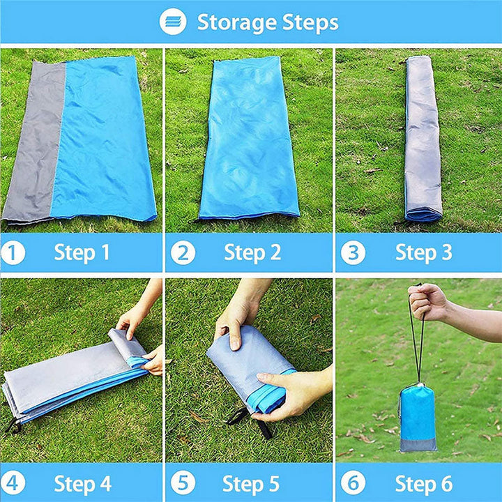 Faltbare Campingmatte, ultraleicht & wasserdicht, ideal für Rucksackreisen & Outdoor.