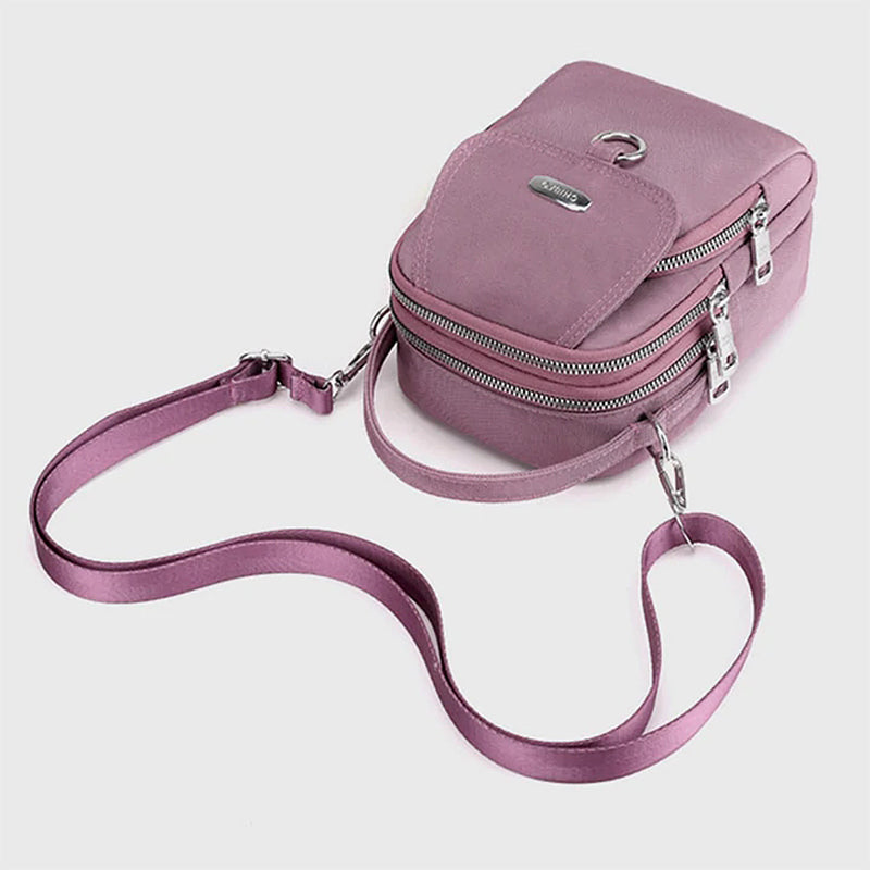 Modische Nylontasche für Damen, wasserdicht & leicht, perfekt für Shopping & Freizeit.
