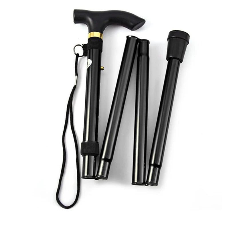 Leichter Outdoor-Gehstock aus Aluminium für Reha und Senioren; stabile Gehhilfe mit guter Unterstützung.