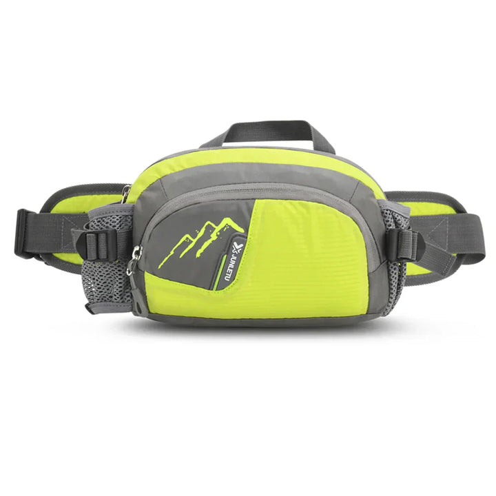 Sicherer Jogginggürtel mit integrierter Tasche für Wertsachen. Hält alles fest und trocken beim Laufen.