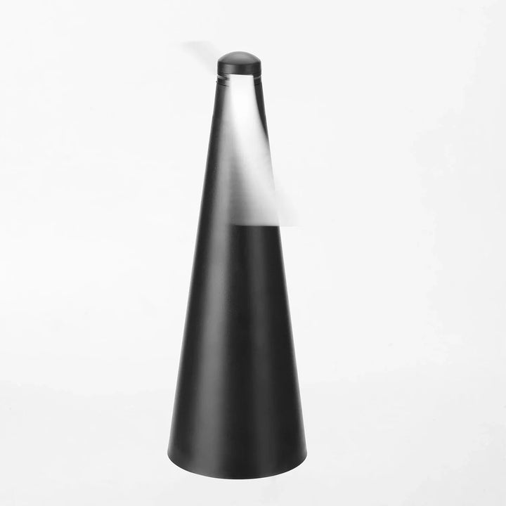Kompakter 360° Insektenschutz-Ventilator, perfekt für Camping, Garten und jede Terrasse.