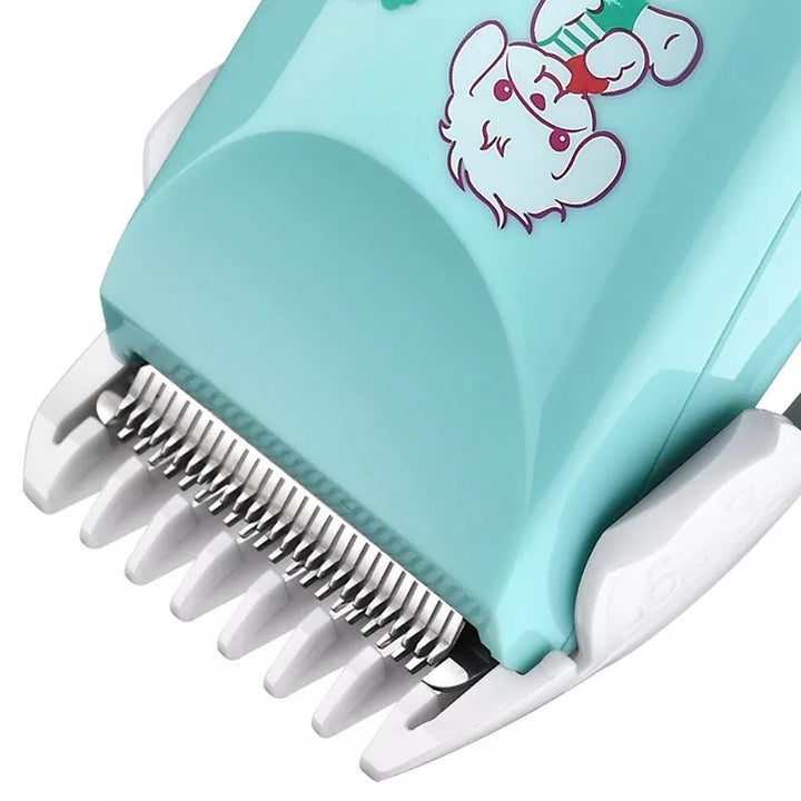 Leise Haarschneidemaschine für Kinder; kabelloser Babytrimmer für sichere Haarpflege.