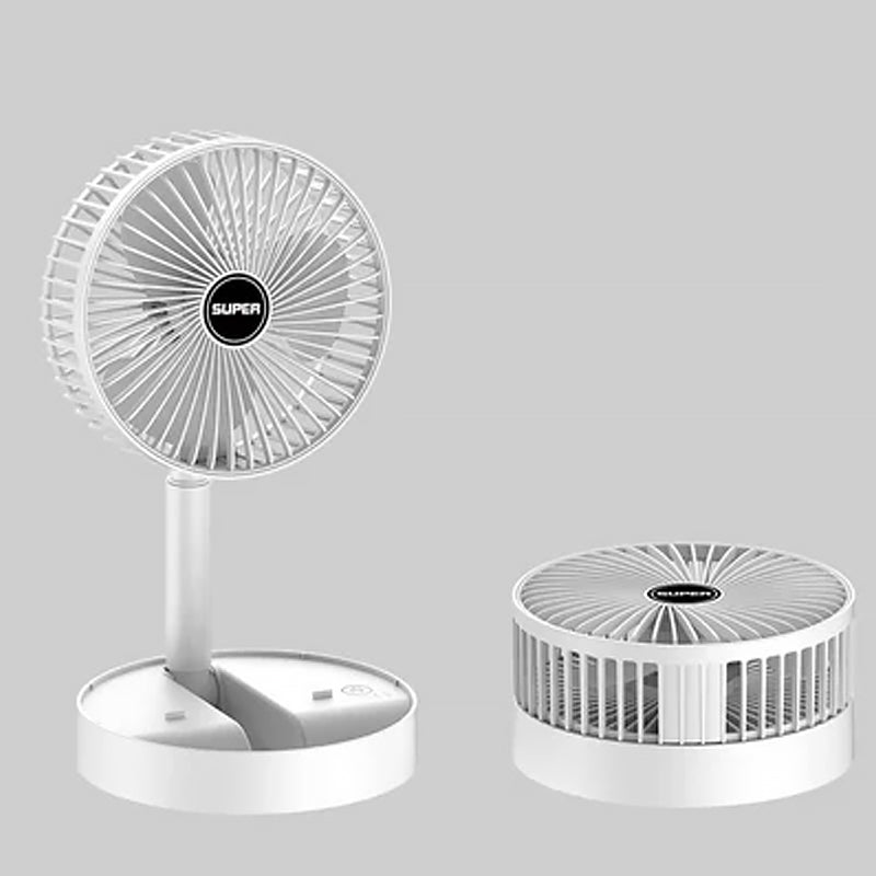 Vielseitiger, klappbarer USB-Ventilator, leise für entspanntes Arbeiten. Perfekt als persönliche Kühlung im Sommer.