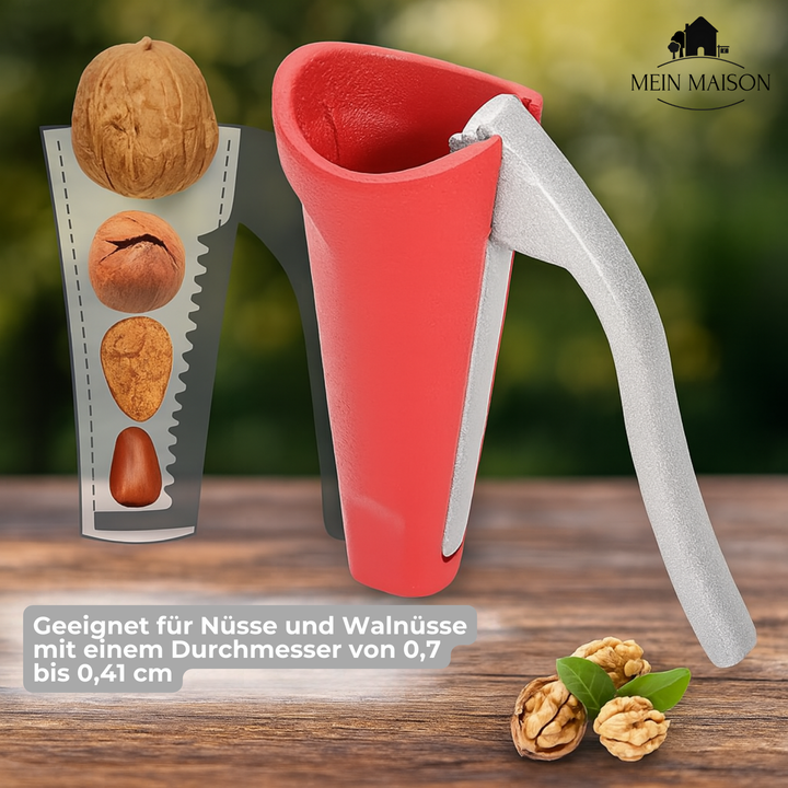 Praktischer Küchenhelfer: Nussknacker für Nüsse mit starkem Hebelmechanismus.