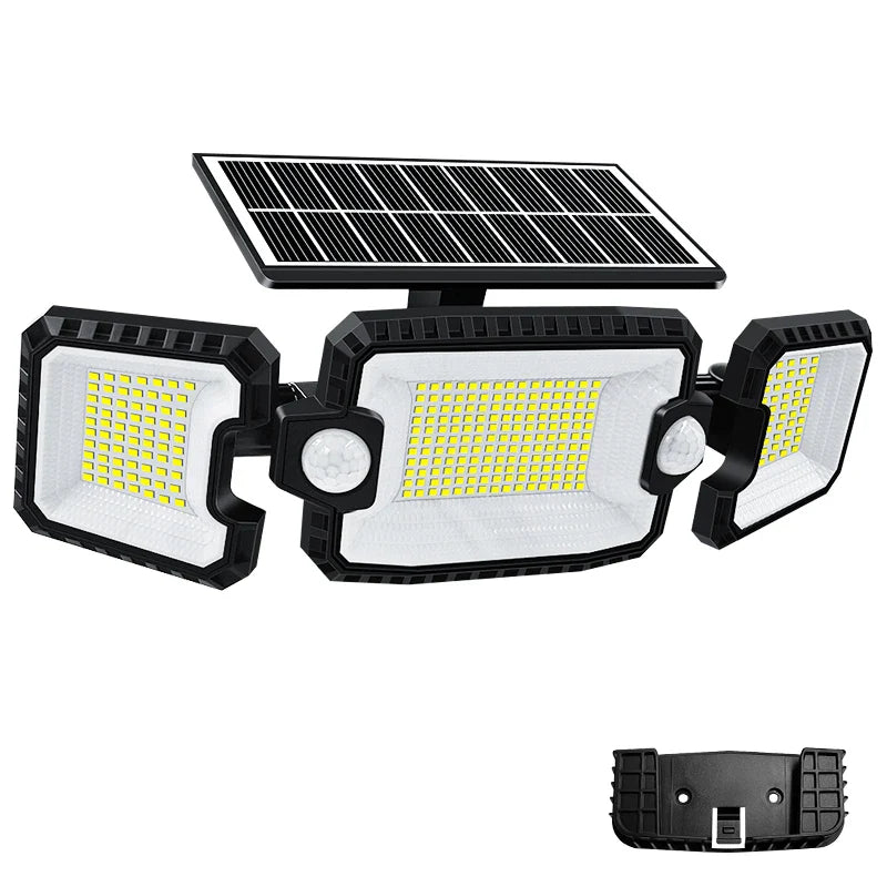 Solarleuchte mit Bewegungsmelder beleuchtet Gartenweg; sichere & helle Außenbeleuchtung für Ihr Zuhause.