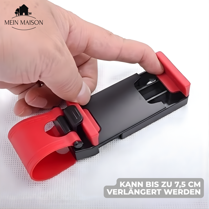 Praktische Handyhalterung fürs Lenkrad für Navigation & Anrufe. Mobiltelefon immer im Blick, sicher fahren.