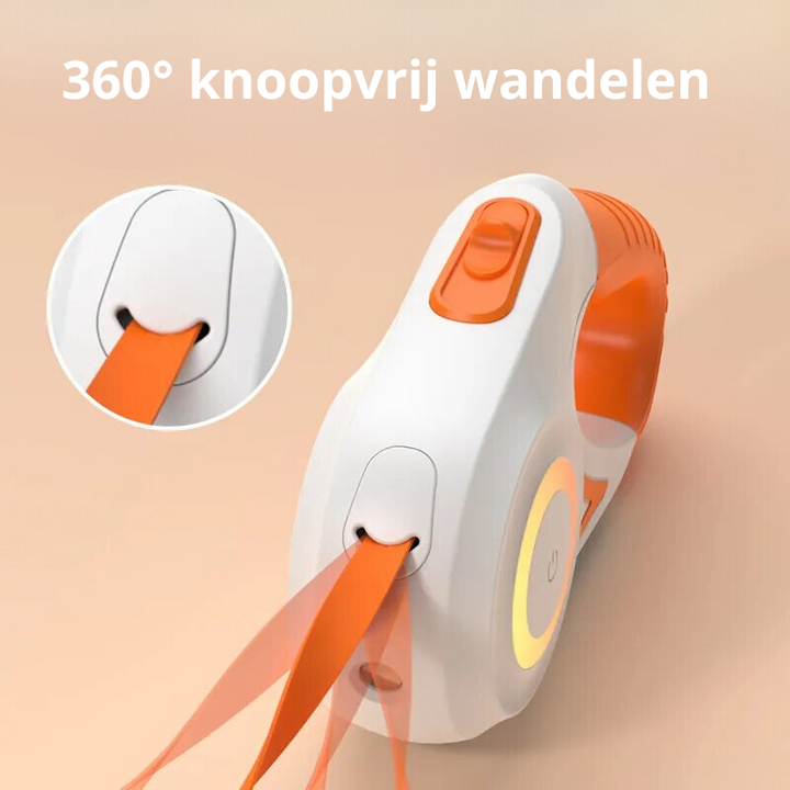 LED-Hundeleine, leuchtend, für maximale Sicherheit im Dunkeln. Inklusive praktischer Taschenlampe.