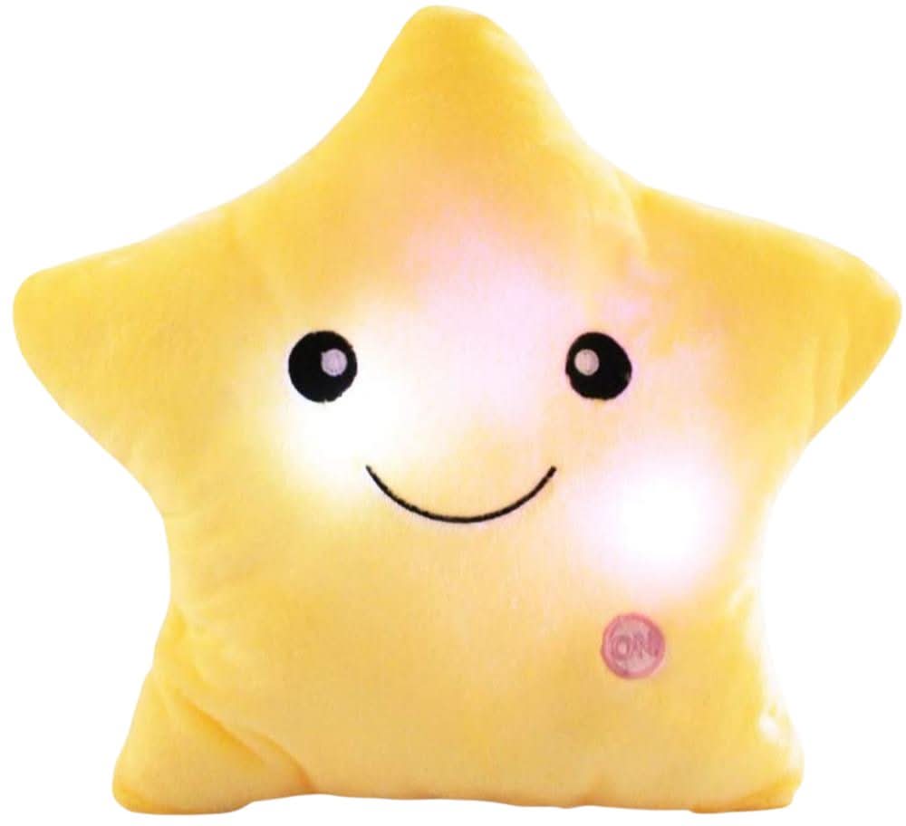 Beruhigendes LED Nachtlicht in Form eines Kuschelsterns. Perfekte Einschlafhilfe für Kinder und Babys.