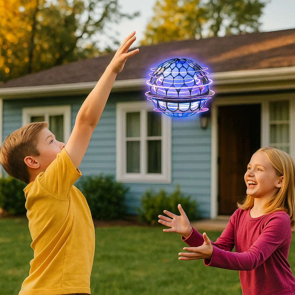 Elektrischer Schwebender Ball, leuchtend im Dunkeln, interaktives Gadget für Spiel & Spaß, drinnen & draußen.