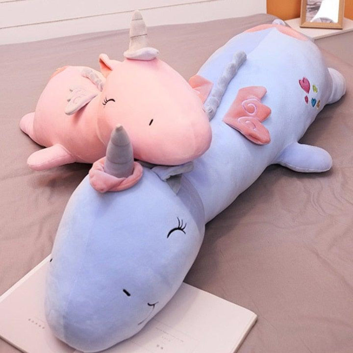 Magisches leuchtendes Einhorn-Plüschtier 60cm mit Farbwechsel-LED. Perfektes Nachtlicht für Mädchen und Kinder.