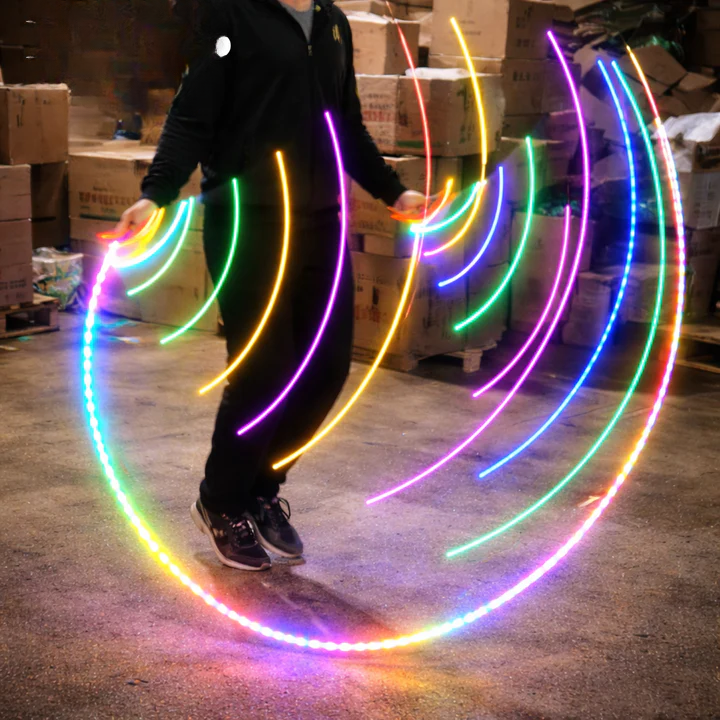 Vielseitiges LED-Springseil für Kinder, geeignet für Indoor- & Outdoor-Sport, Spiel & aktive Bewegung.