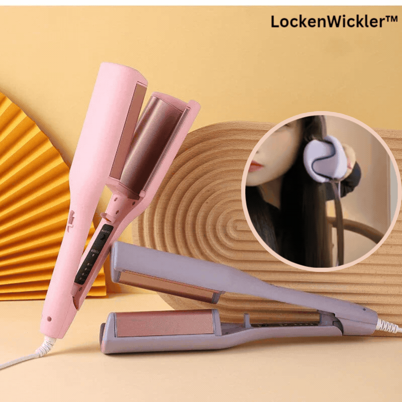 Lila Keramik-Lockenwickler mit Ionenpflege für schonende Traumlocken & gesunden Glanz.