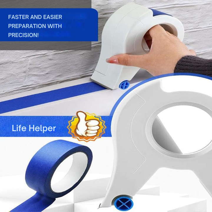 Handlicher LinePro Farbkanten Applikator, ideales DIY Werkzeug für Heimwerker. Schnelles, exaktes Abkleben.