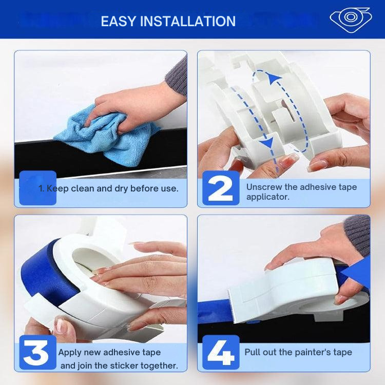 Malerzubehör: LinePro Abklebegerät für einfaches Anbringen von Malerkrepp und perfekte Linien beim Renovieren.