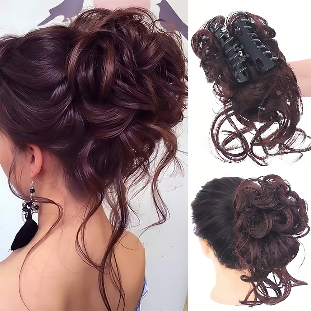 Damen Locken-Haarteil für zusätzliche Fülle & einfaches Erstellen von Hochsteckfrisuren.