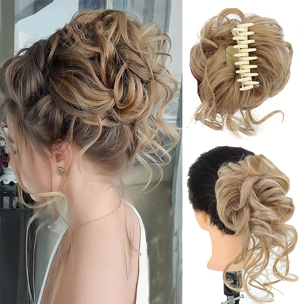 Kunsthaar Dutt für Frauen, ideal für schnelle & voluminöse Hochsteckfrisuren.