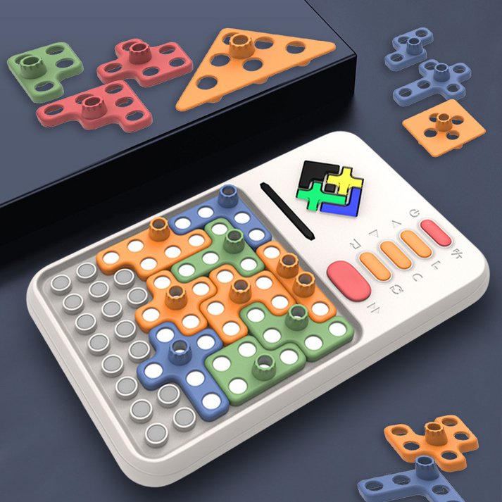 Logikpuzzle Lernspiel für Kinder, fördert kritisches Denken und Konzentration ab 6 Jahren.