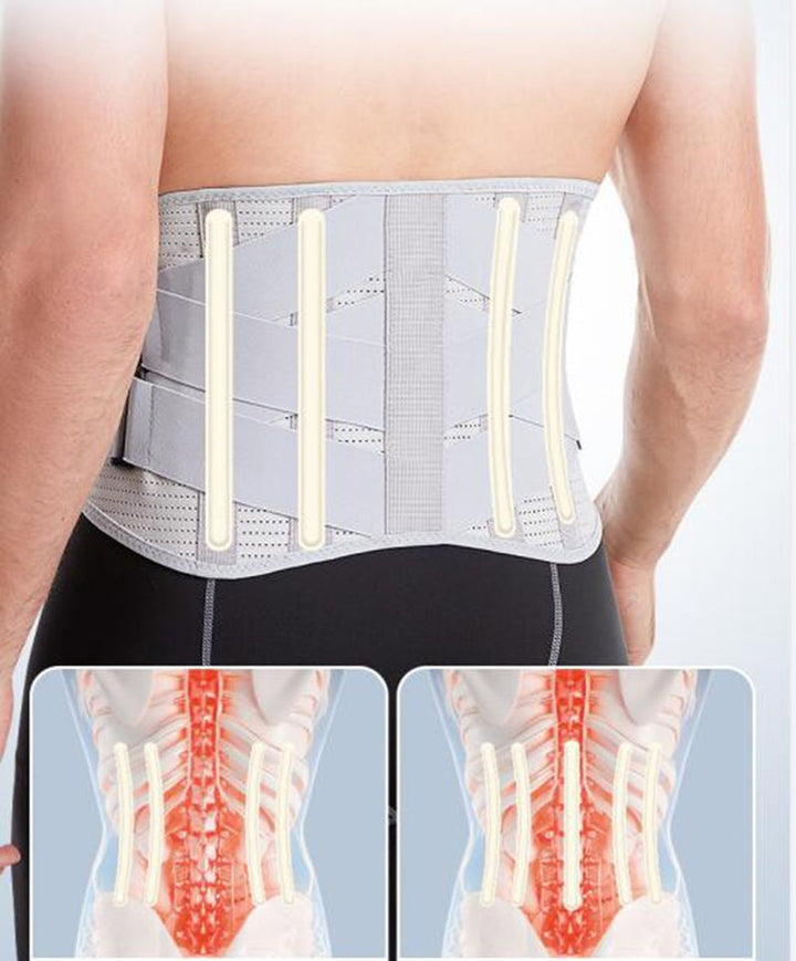 Ergonomische Rückenstütze für verbesserte Haltung & Stabilisierung der Lendenwirbelsäule, ideal bei Rückenschmerzen.