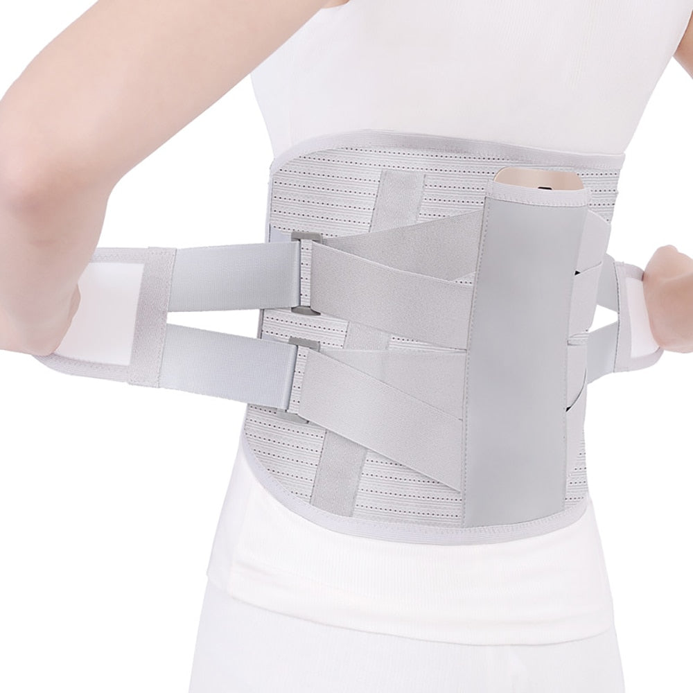 Lendenwirbelstütze zur Schmerzlinderung bei Rückenschmerzen, unisex & atmungsaktiv.