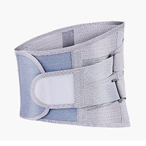 Atmungsaktive Rückenbandage zur Prävention von Rückenschmerzen, stützt die Lendenwirbelsäule.