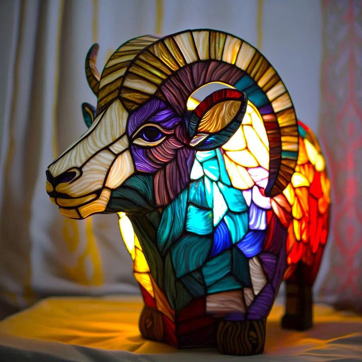 LumiAura Lampe für stilvolles Stimmungslicht, perfekt als moderne Schlafzimmer oder Leselampe.