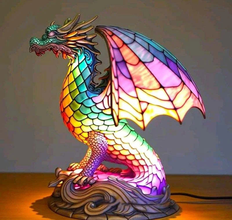 Elegante LumiAura Kunstlampe, Tierdesign. Stilvolle Dekolampe für Wohn- und Schlafzimmer. Moderne Beleuchtung.