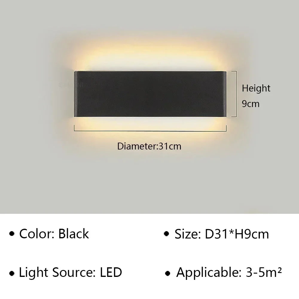 Vielseitige LumiEra LED-Wandleuchte. Passt in Wohn-, Schlafzimmer, Flur und Bad. Energieeffizient & modern.