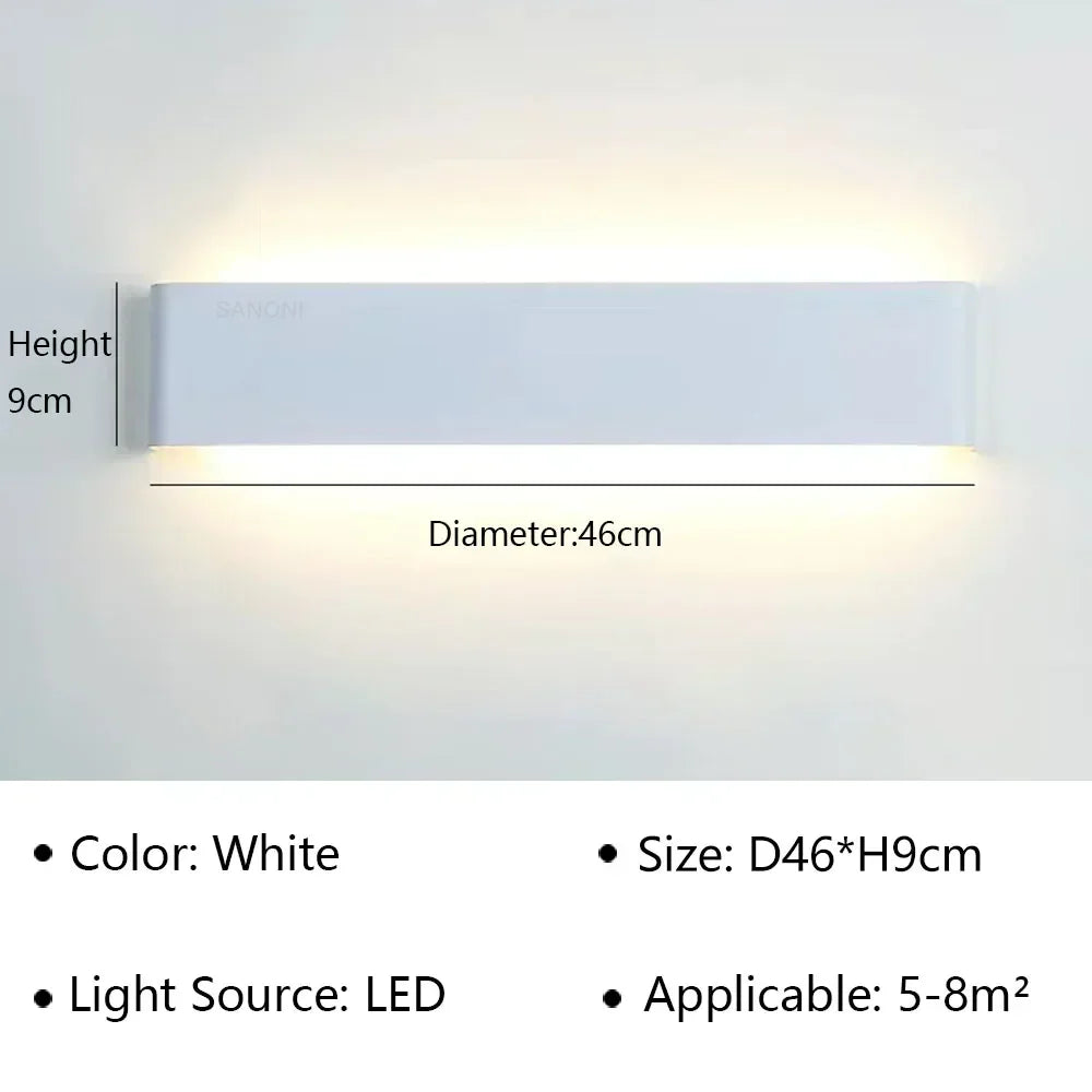 Praktische LumiEra LED-Wandleuchte. Stilvolle Innenbeleuchtung für moderne Räume. Energieeffiziente Lösung.