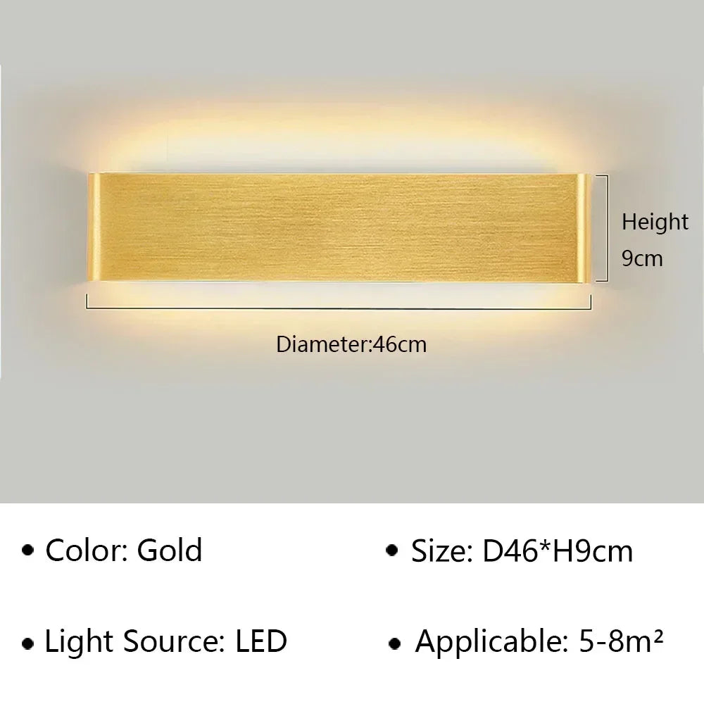 LumiEra LED-Wandleuchte, vielseitig einsetzbar. Moderne Lampe für Schlafzimmer, Wohnzimmer, Flur & Bad.