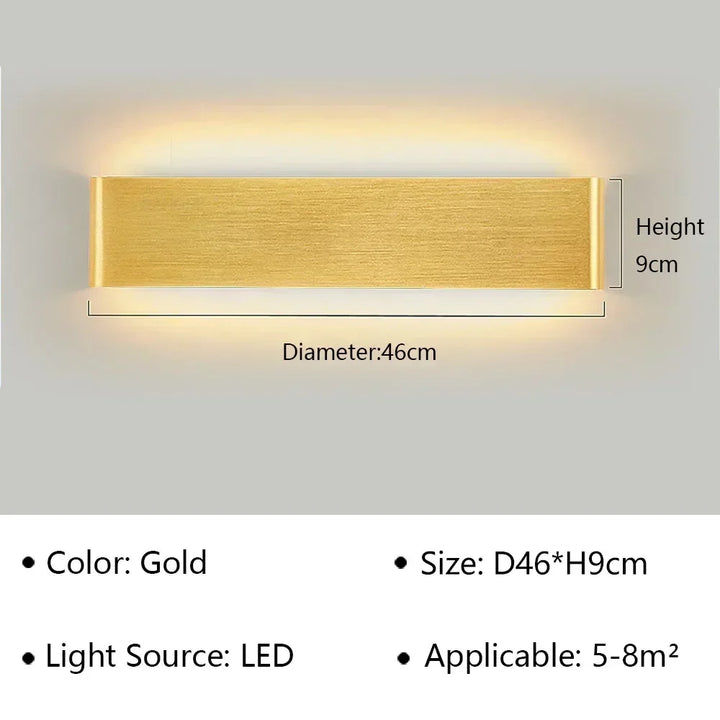 LumiEra LED-Wandleuchte, vielseitig einsetzbar. Moderne Lampe für Schlafzimmer, Wohnzimmer, Flur & Bad.