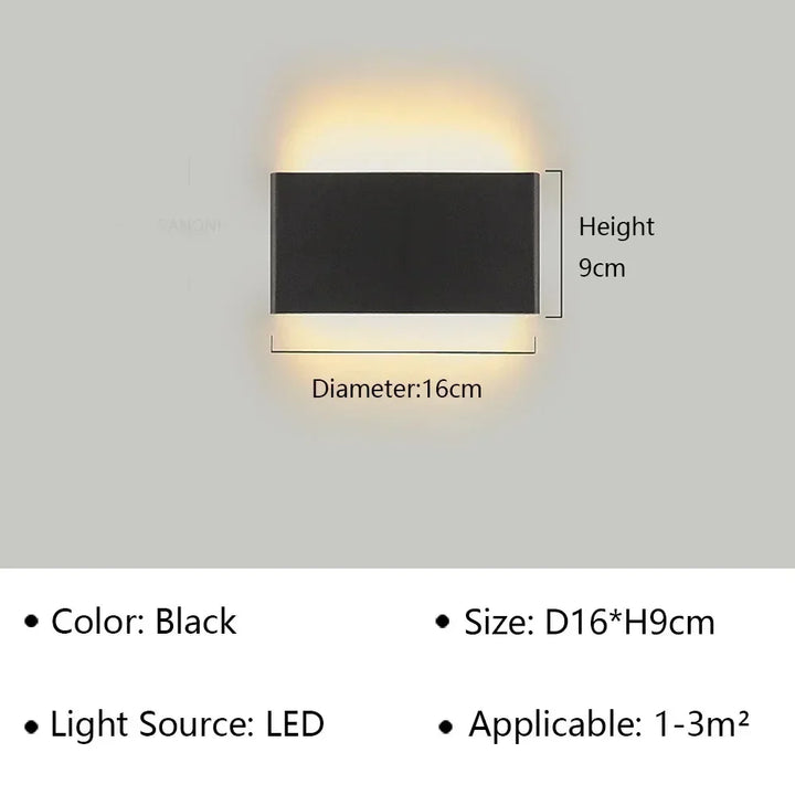Weiches Licht der LumiEra LED-Wandleuchte. Schafft Ambiente in jedem Raum. Moderne und energieeffiziente Lampe.