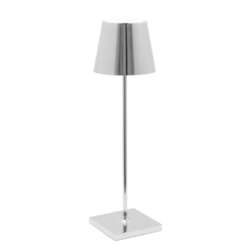 Tragbare LumiFlex Akku-Tischlampe mit LED-Licht, dimmbar, ideal als Nachttisch- oder Wohnzimmerlampe.