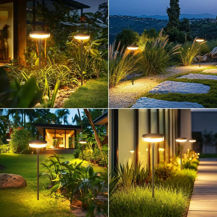 Vielseitige LUMIGARD Gartenleuchte, helle LED Wegbeleuchtung & Hofbeleuchtung, robust & wasserdicht für draußen.