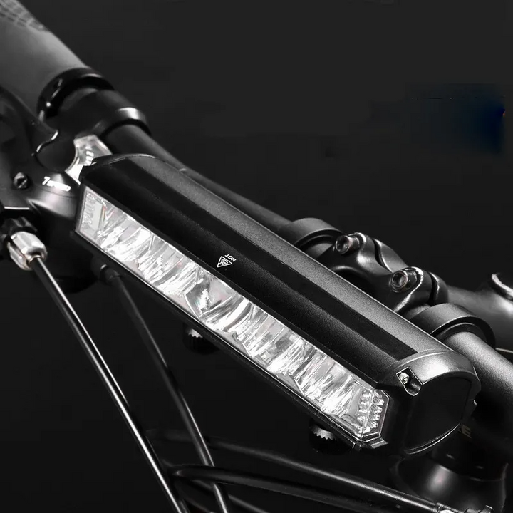 LumiMax LED-Fahrradlicht mit Powerbank-Funktion, ideal für sicheres Radfahren & Outdoor-Beleuchtung.