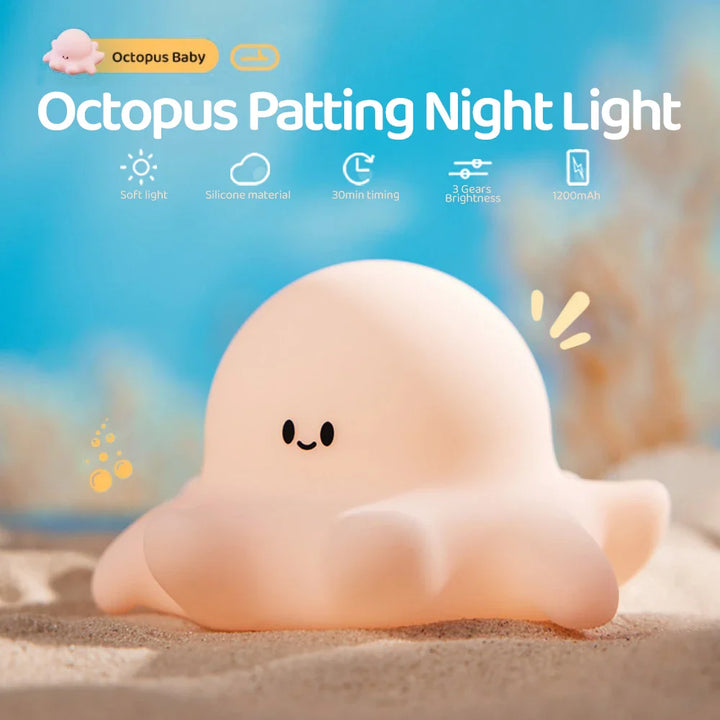 Sanftes LumiSoft LED Silikon Nachtlicht, ideal für Kinderzimmer & Schlafzimmer, augenschonend.