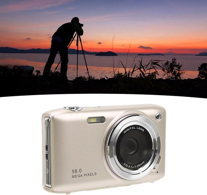 Lumora 4K Digitalkamera für Jugendliche & Studenten. 58MP Fotos & Videos.