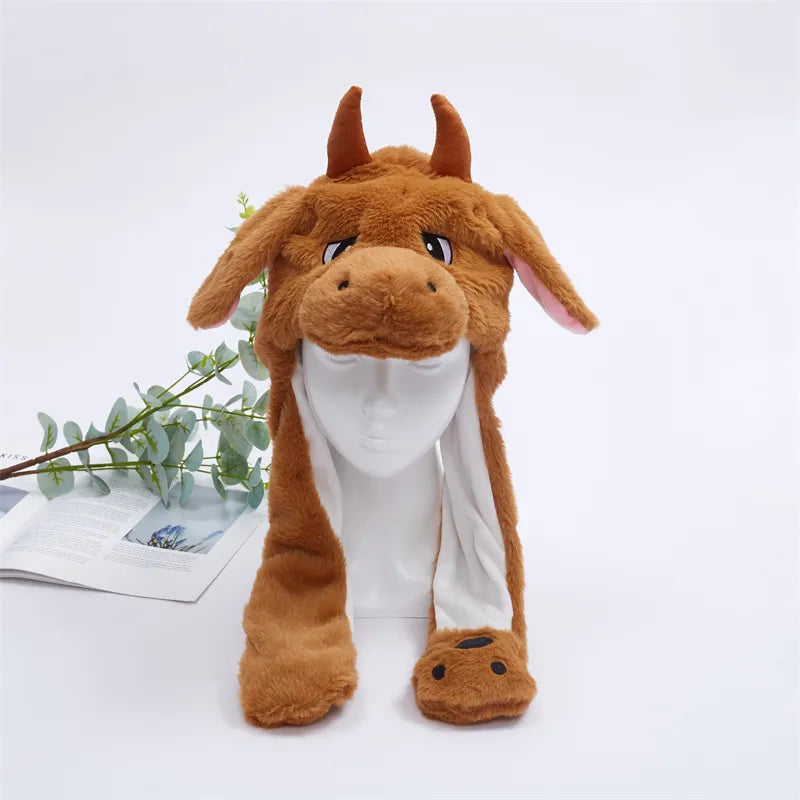 Lustige Kinder Wackelohren Mütze, Einhorn, perfekt für Karneval, Fasching & Geburtstage.