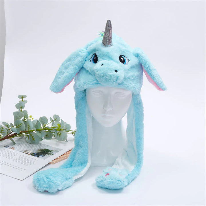 Warme Wackelohren Mütze für Kinder, Kaninchen Design, tolle Geschenkidee für Weihnachten.
