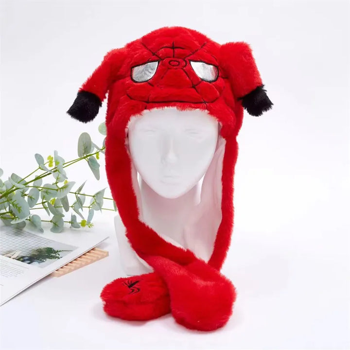 Coole Wintermütze mit animierten Tierohren, hält warm und macht Spaß, einheitsgröße.