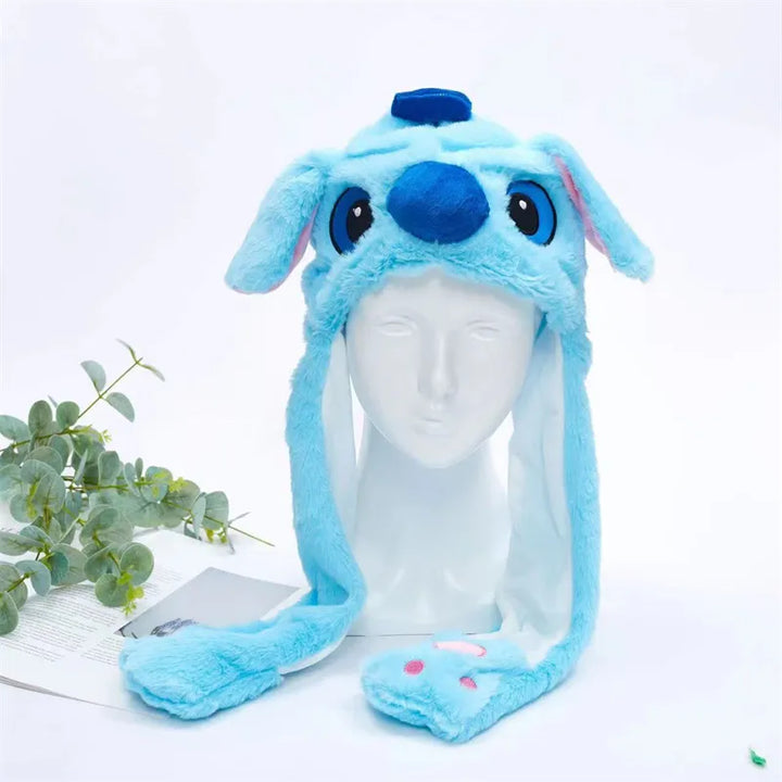 Geschenk für Kids: Lustige Wintermütze mit beweglichen Tierohren, weich & gemütlich.