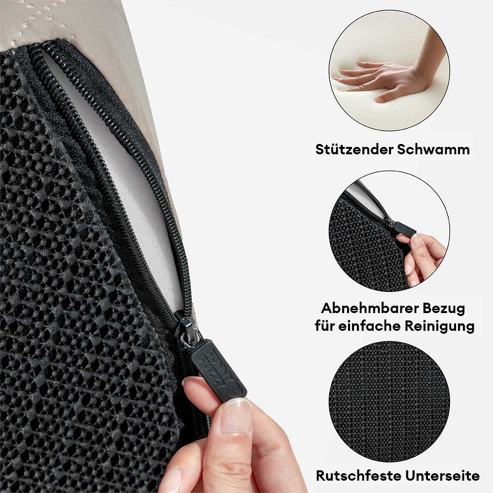 Premium Haustiertreppe aus Kunstleder, wasserabweisend, für Welpen & Katzen.