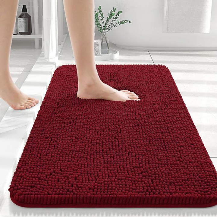 Luxuriöse, saugfähige Badematte aus Polyester, bietet täglichen Komfort und Sicherheit im Badezimmer.