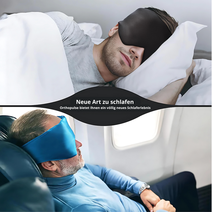 Luxus Schlafmaske & Augenmaske als perfektes Geschenk für Tiefenentspannung; Unisex-Design für jeden.